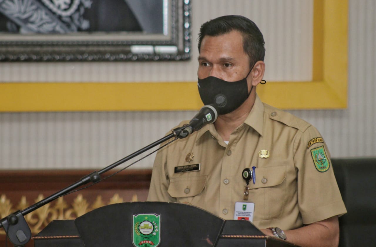 Hari Pertama Bertugas, Pjs Bupati Siak Canangkan Pertashop Pertamina Disetiap Kampung