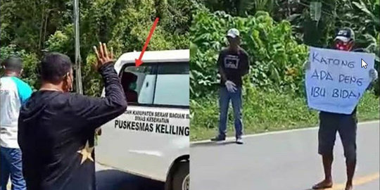 Momen Indah Toleransi, Seorang Bidan Positif Corona Didoakan Saat Dibawa Tim Medis