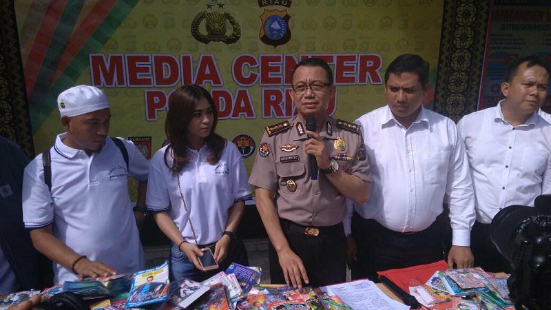 Penyanyi Minang Elsa dan Andra Kesal Albumnya Dibajak, Mereka Pun Ikut Eskpos di Krimsus Polda Riau