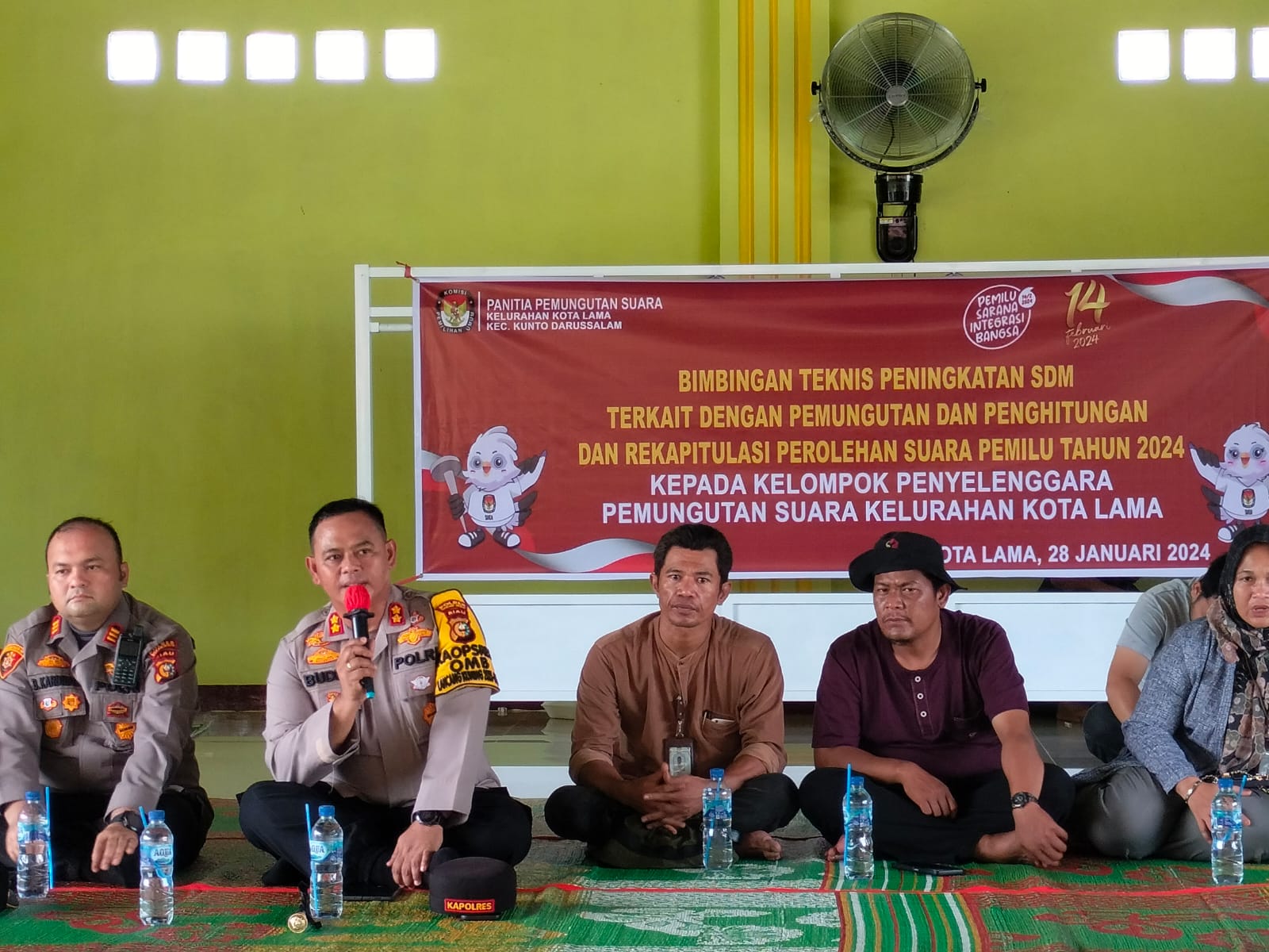 Kapolres Rokan Hulu ke KPPS: Jangan Melakukan Kecurangan Apapun