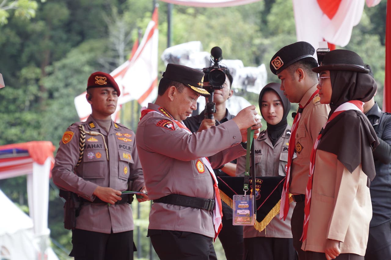 Lindungi Hutan, Kapolri Buka Jambore Karhutla 2025 di Tahura Siak