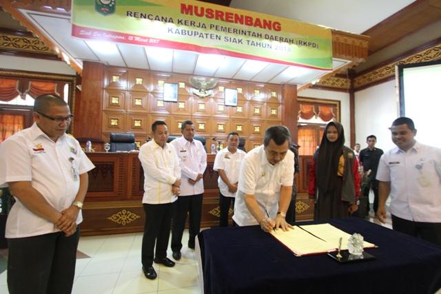 Bupati Siak Buka Musrenbang Kabupaten 2018