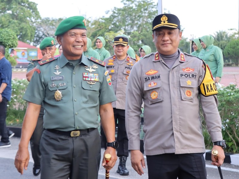 Sinergitas TNI-Polri Gelar Cooling System untuk Pilkada Damai di Rokan Hilir