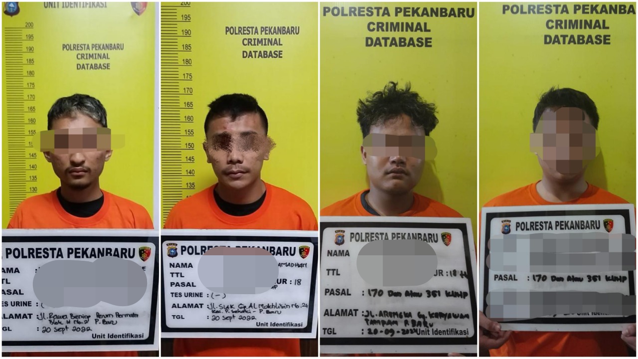 Polisi Tetapkan 4 Orang Tersangka Penganiayaan Usai Amankan 15 Terduga Kelompok Geng Motor
