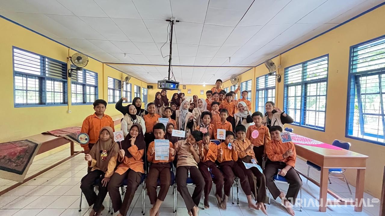 KKN Universitas Hang Tuah Pekanbaru Gelar Edukasi Anti Bullying di SD 006 Trimulya Jaya