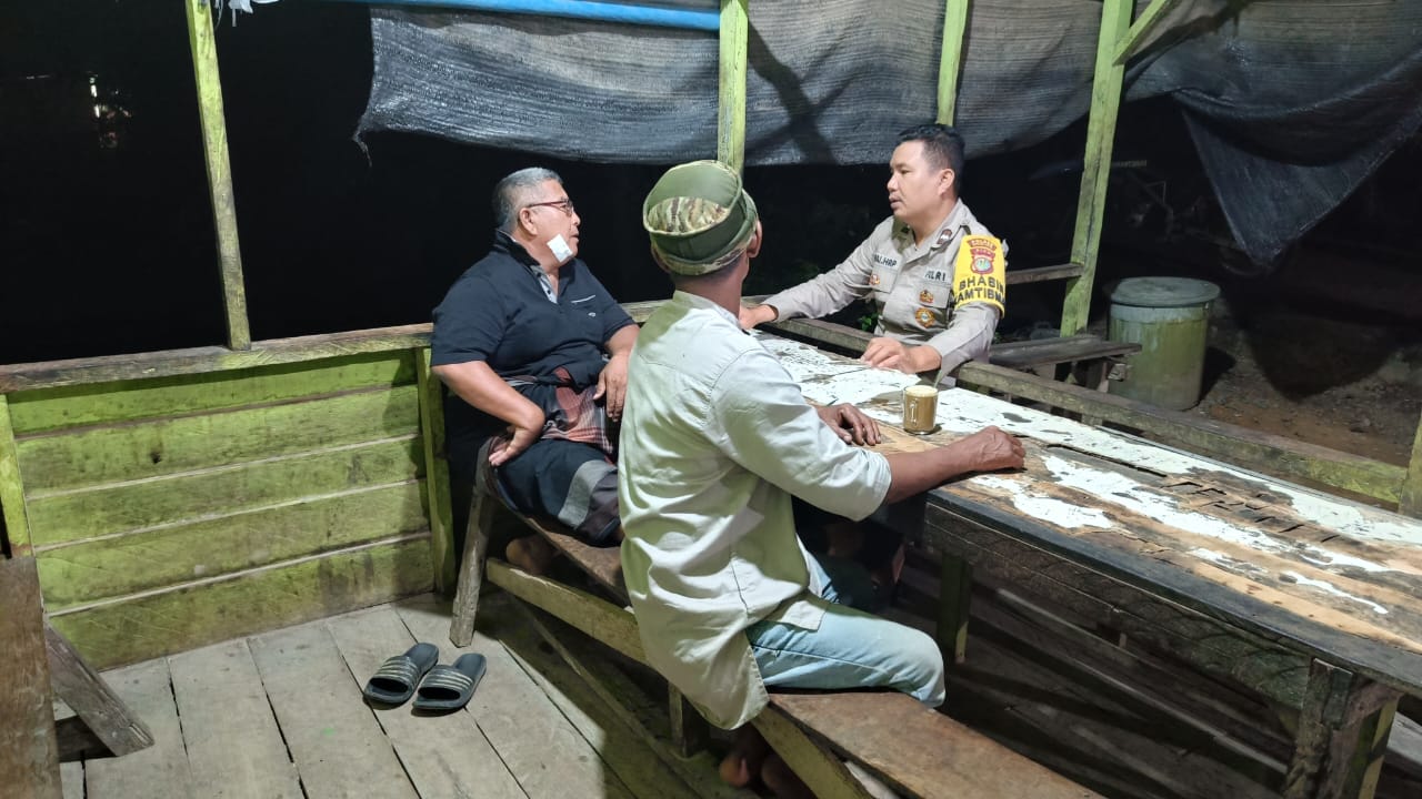 Polsek Bangko Pusako Ajak Warga Aktifkan Kembali PAM Swakarsa dan Satkamling