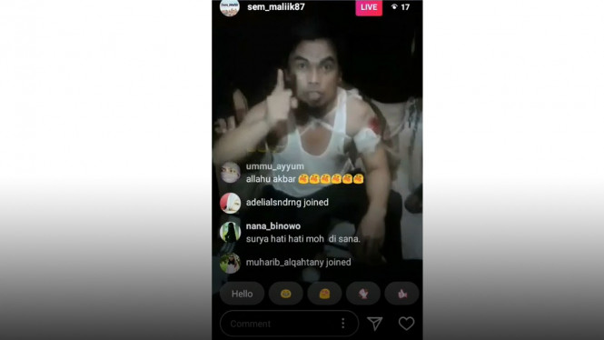 Pelaku Kerusuhan Mako Brimob Live Instagram, Lihat Videonya