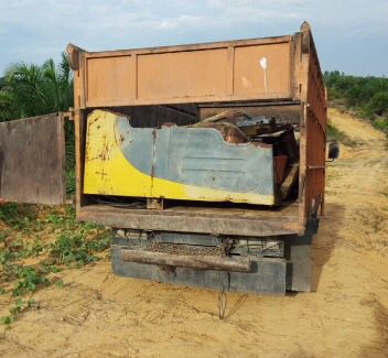 Curi Besi Seberat 2000 kg, Dua Pria Logas Tanah Darat Kuansing Dipolisikan