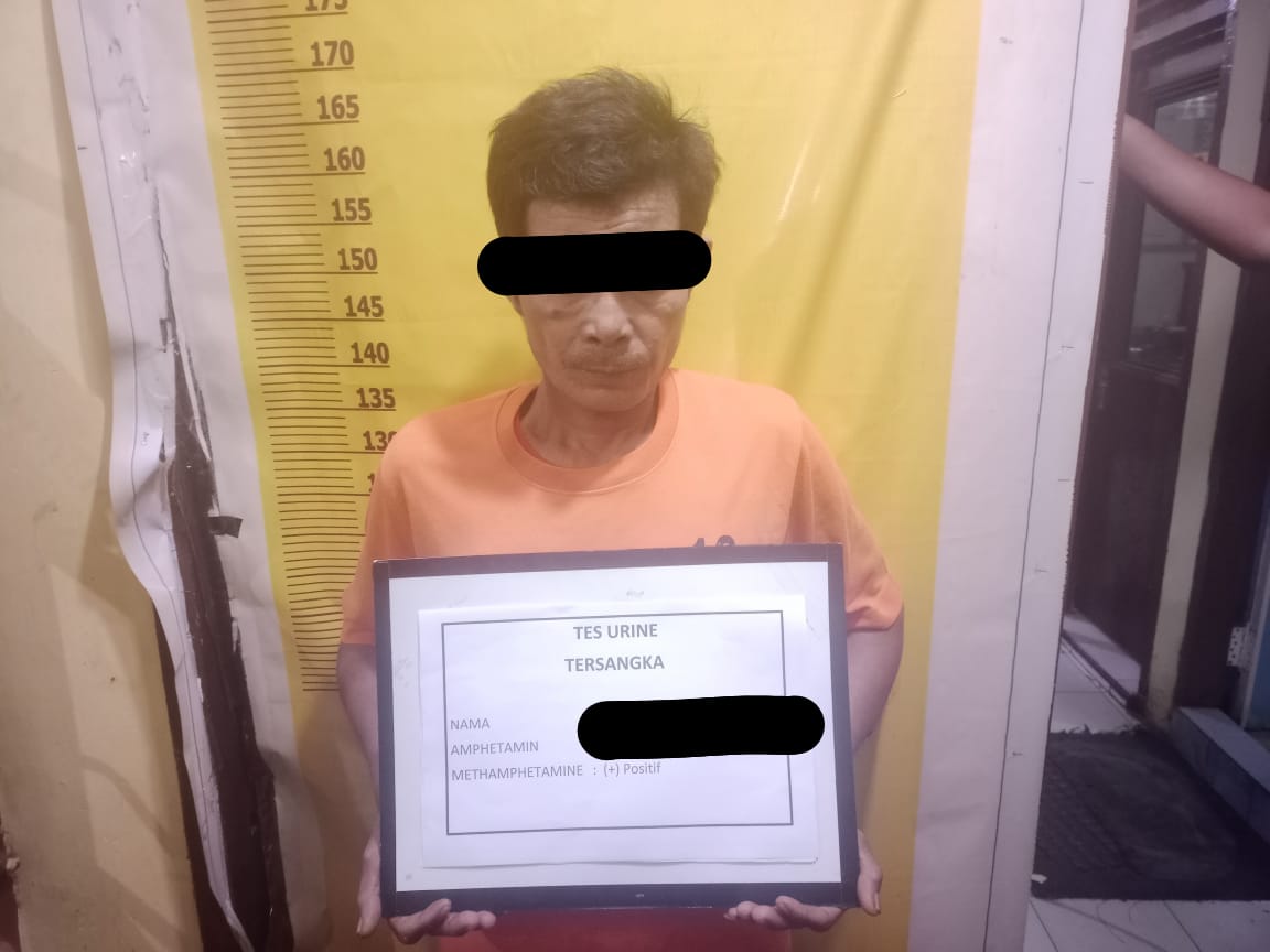 Polsek Kuantan Hilir Tangkap Pengedar Narkotika Jenis Sabu di Desa Danau