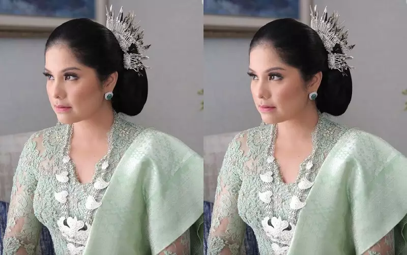 Lima Potret Anggun Istri AHY, Annisa Pohan Berbalut Kebaya