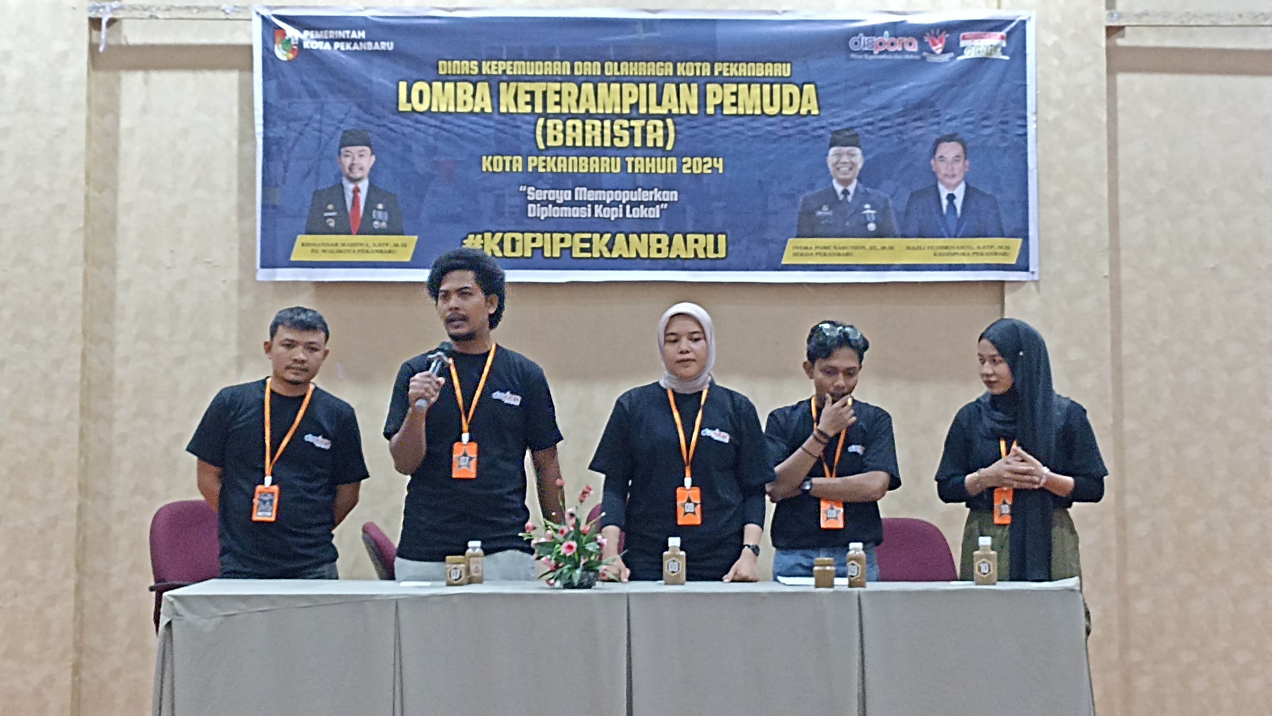 Ciptakan Kreativitas Anak Muda, Dispora Pekanbaru Gelar Lomba Racik Kopi
