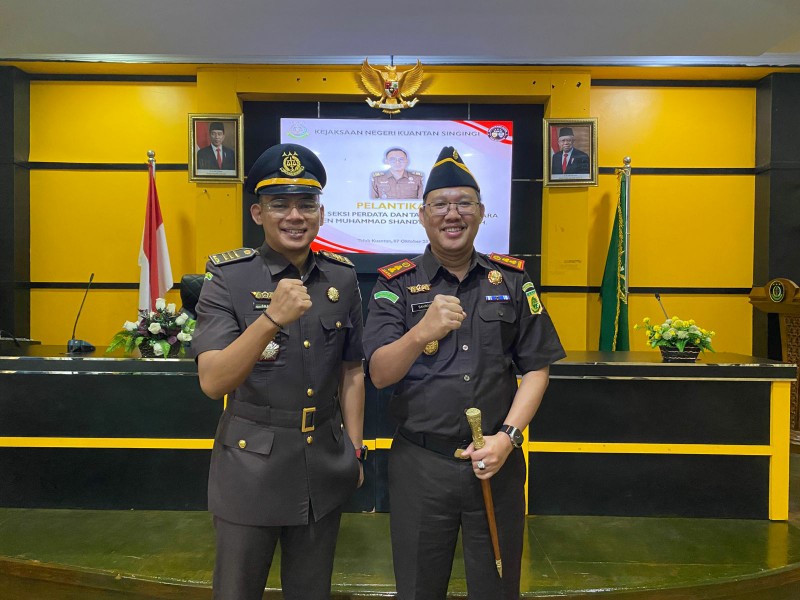 Muhammad Shandy Resmi Dilantik Sebagai Kasi Datun Kejari Kuantan Singingi