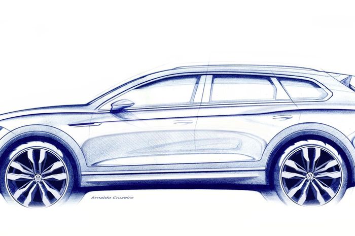 Beredar Foto Sketsa Volkswagen Touareg Lebih Sporty dan Dinamis