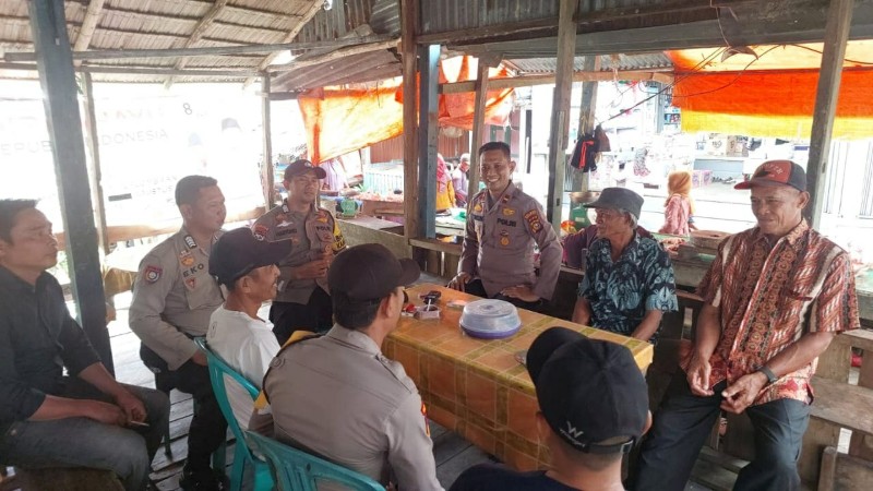 Polsek Batang Tuaka Gelar Patroli dan Sambang, Ajak Warga Jaga Kamtibmas Jelang Pilkada 2024