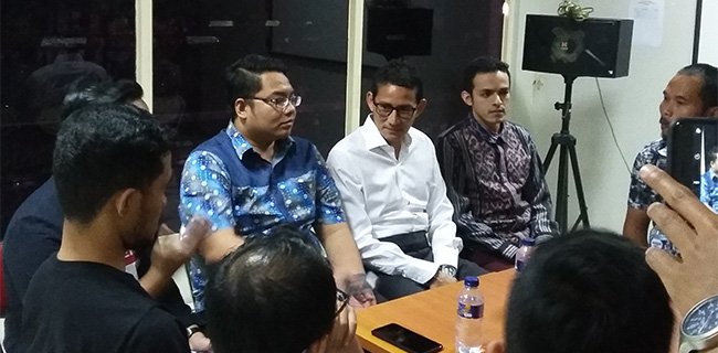 Sandi Terima Audiensi Relawan Kami Berani