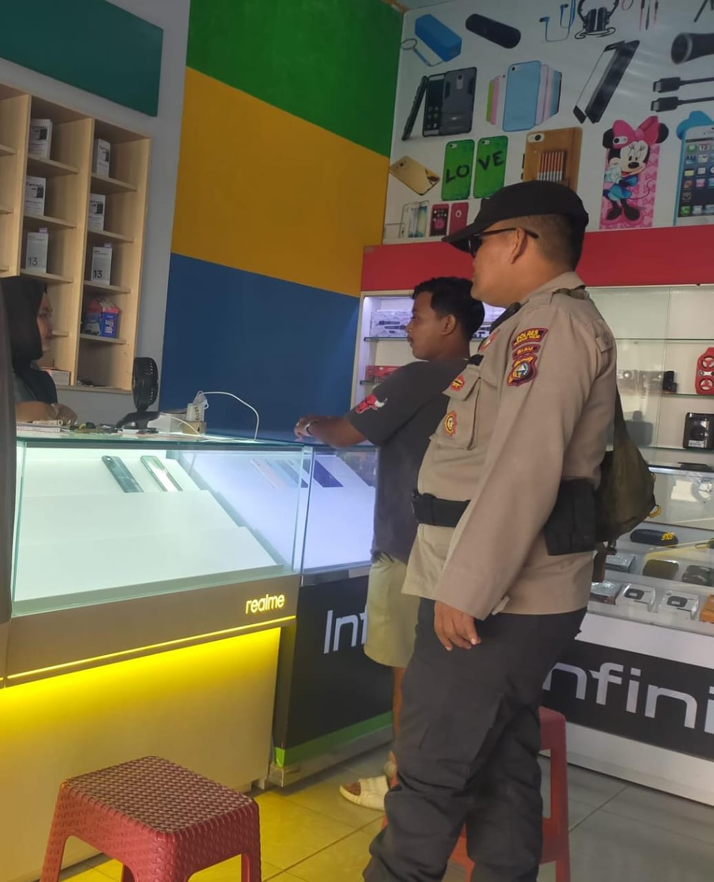 Cegah Kejahatan C3, Polisi Lakukan Patroli di Kawasan Bangko Pusako