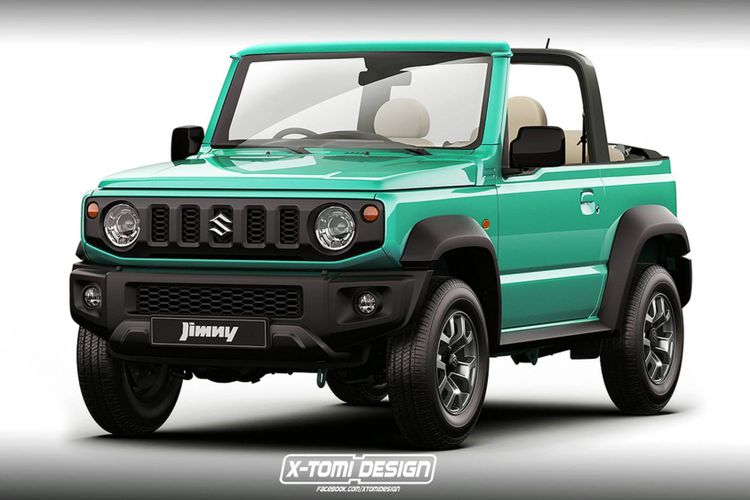 Rekayasa Jimny Versi 4-pintu, Pikap, dan Soft-top