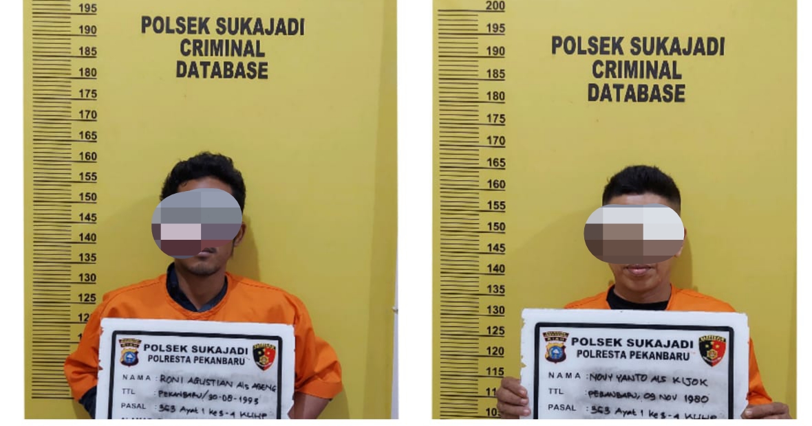 Curi 5 Set Scafolding, Dua Pria Diringkus Usai Aksinya Terekam CCTV