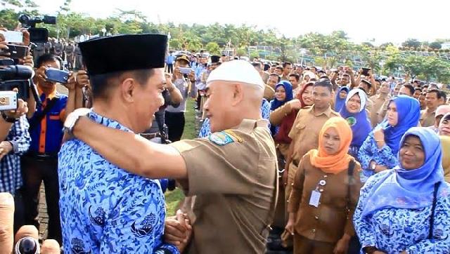 Pertama Kali Ngantor, Bupati Suparman Langsung Pimpin Upacara Hari Kebangkitan Nasional