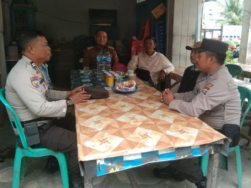 Wujudkan Pilkada Damai, Polsek Gaung Laksanakan Cooling System di Jalan Nusantara Kuala Lahang