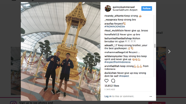 Kiper Filipina yang Menangis Didukung Fan Timnas Indonesia