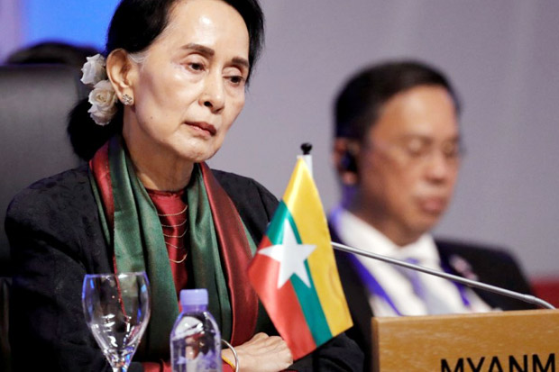Suu Kyi Dinobatkan sebagai Pengkhianat Terbesar Kebebasan Pers