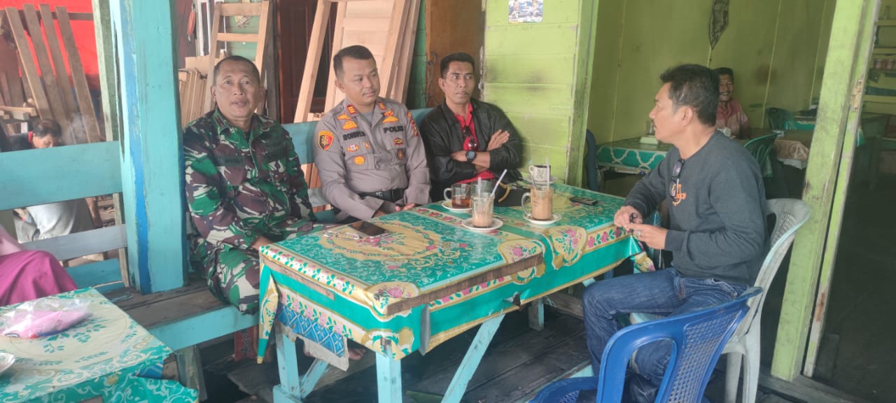 Pemilu Damai, Kapolsek Mandah Ajak Masyarakat Tak Terpengaruh Berita Hoax