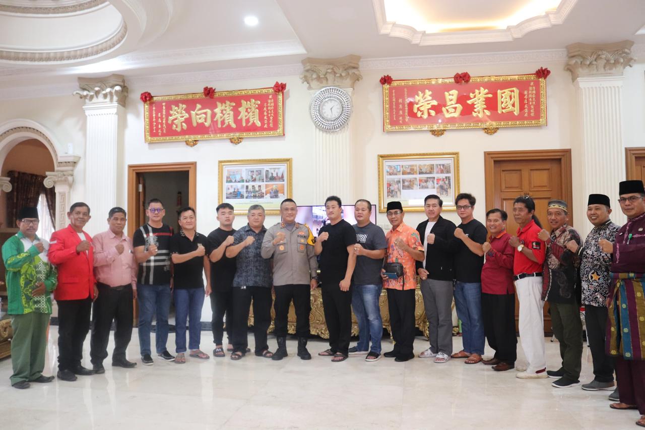 Cooling System Kapolres Rohil, Pesan Pilkada Damai untuk Masyarakat Lintas Suku dan Agama