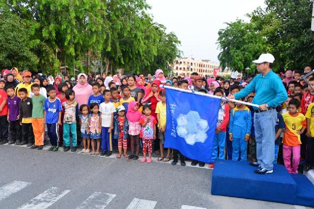 Ribuan Masyarakat Bengkalis Antusias Meriahkan Jalan Santai