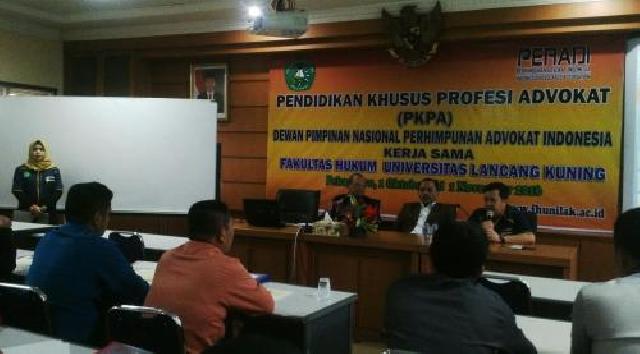 Fakultas hukum Unilak Gelar PKPA