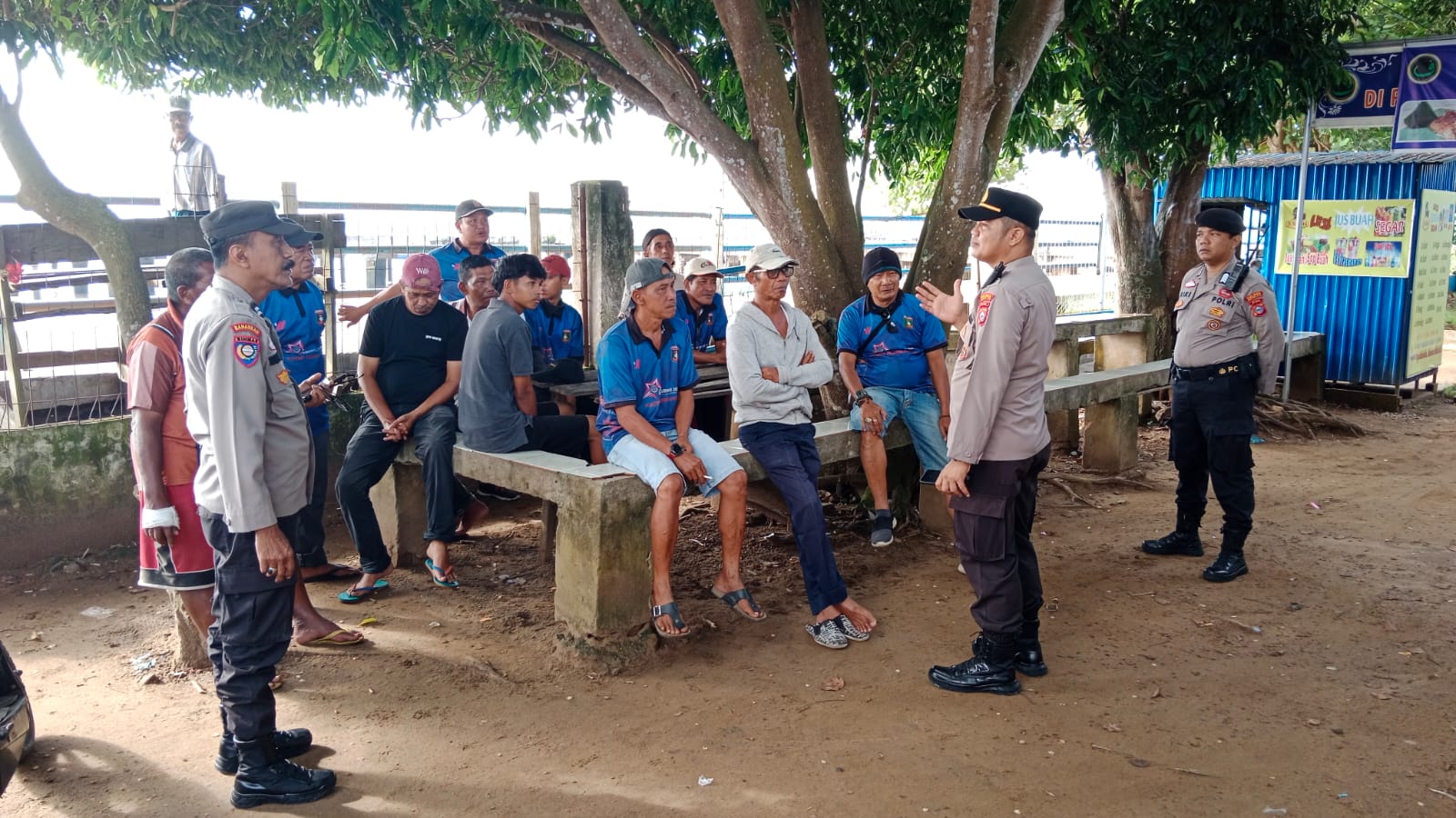 Cooling System, Iptu Fauzan dan Kanit Binmas Ajak Masyarakat Jaga Persatuan Jelang Pemilu 2024