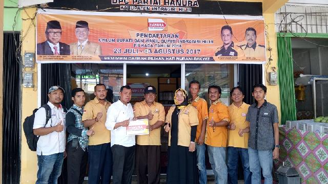 DPC Partai Hanura Inhil Sambut Baik Kedatangan Julak Aqil dan Tim