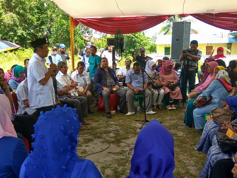 Ini Keluh Kesah Warga Kepada Syamsuar Saat Kampanye Dialogis Pertama di Pekanbaru