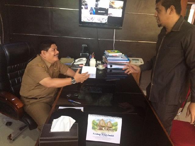 Dapat laporan warga miskin ijazah ditahan, Wakil Ketua DPRD Provinsi Riau datangi SMK N 2