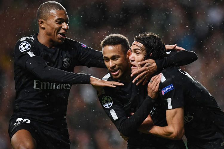 Hasil Liga Champions Grup B, PSG Menang Telak Berkat 'Trio MaCaN'