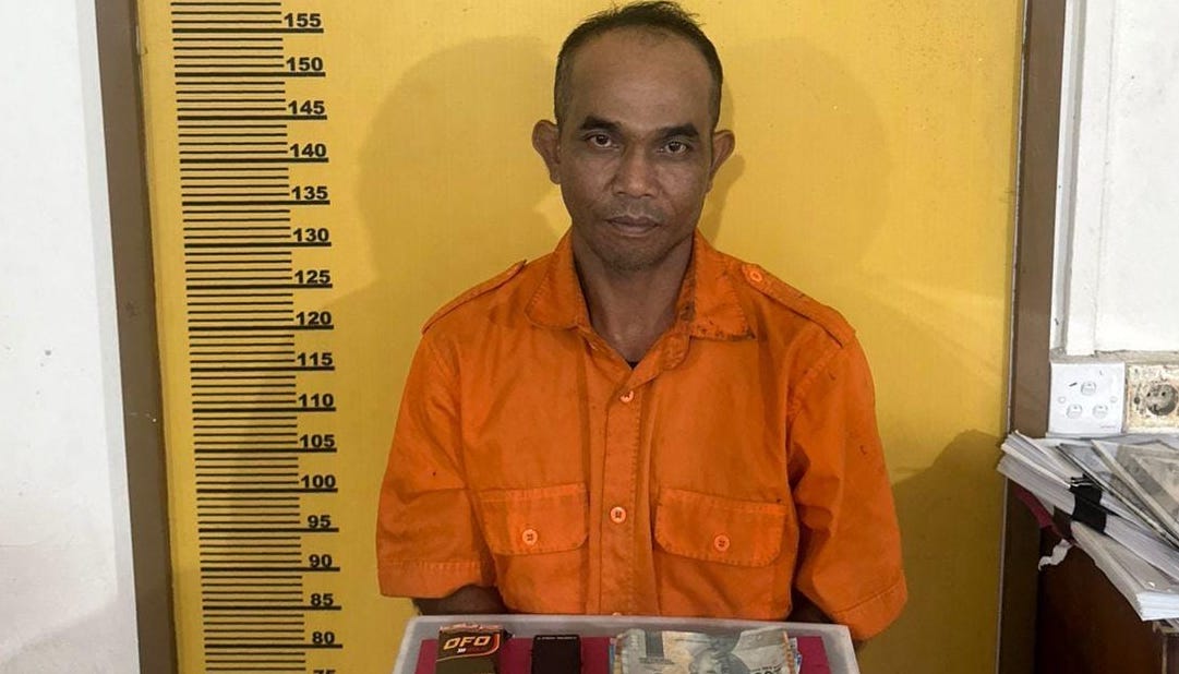 Edarkan Sabu di Kampung Sendiri, Pria di Inhu Ditangkap dengan Barang Bukti Hampir 13 Gram