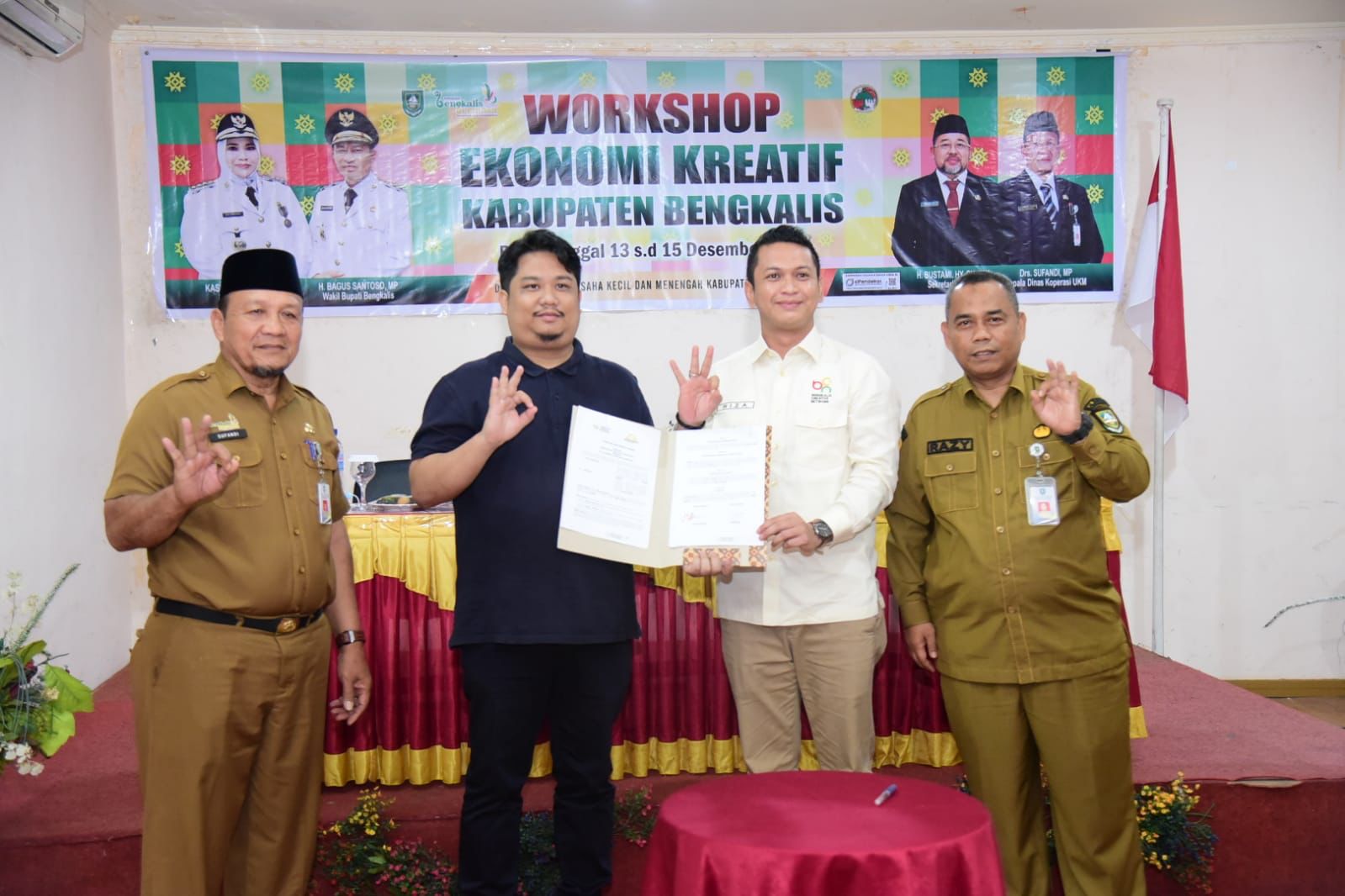 Puluhan Pelaku UMKM di Bengkalis Ikuti Workshop Ekonomi Kreatif