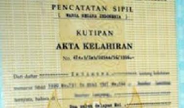 Asik,,,2014 Nanti Anak Lahir Langsung Dapat Akta