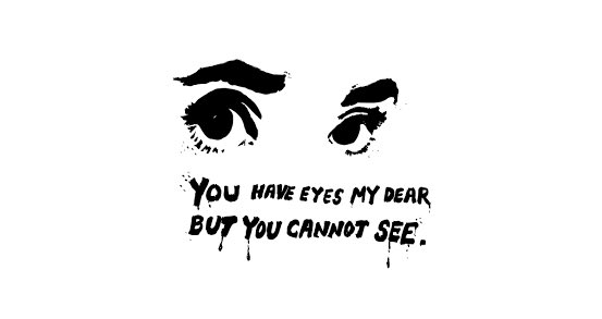 Kasus Novel Baswedan, Poster Sepasang Mata Langsung Sindir Negara: Mereka Melihat tapi Buta