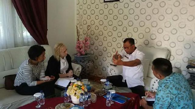 Delegasi UNOPS Kunjungi Rokan Hilir