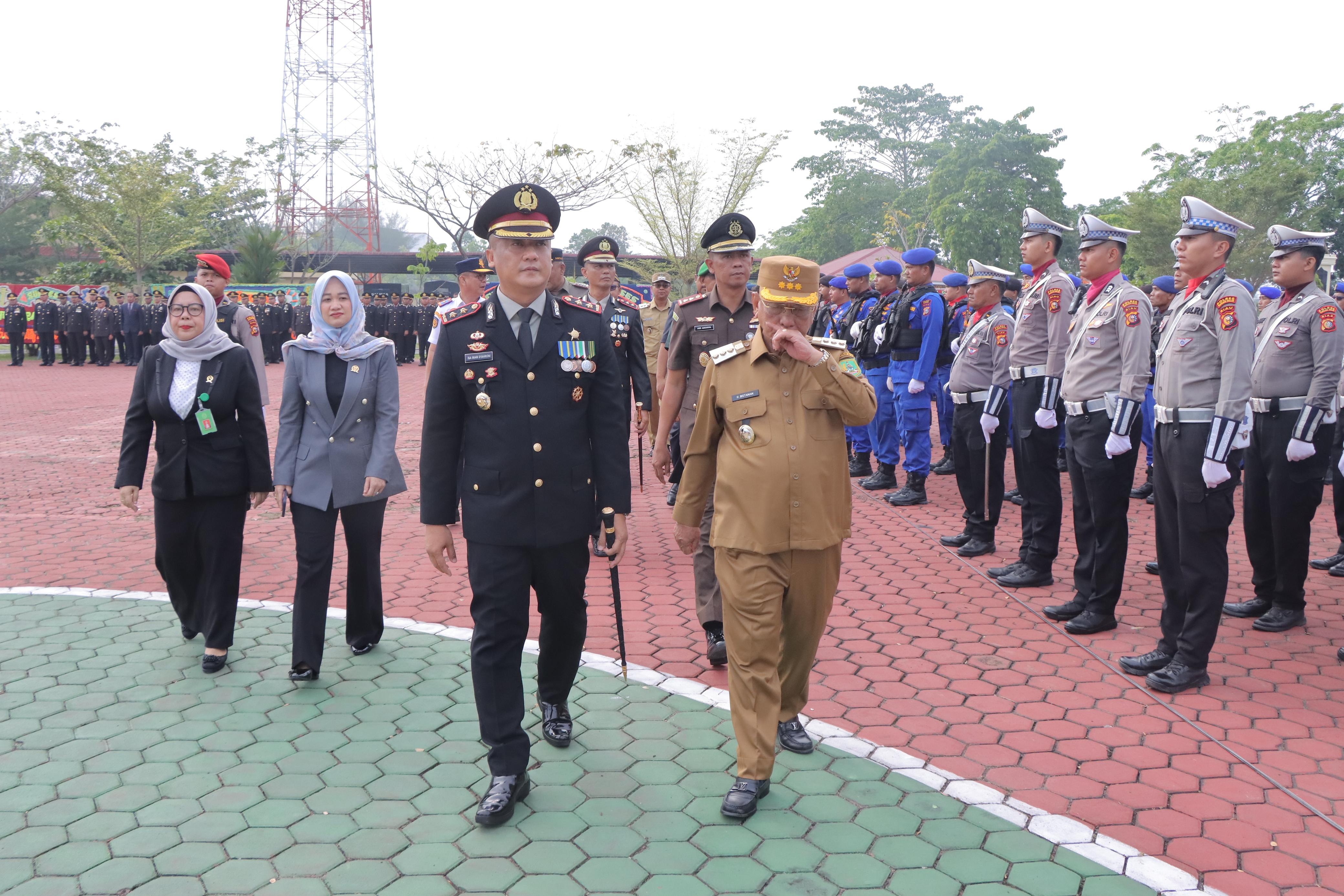 Meriah dan Khidmat, Polres Rohil Gelar Upacara Hari Bhayangkara ke-79: Wujud Pengabdian Tanpa Batas