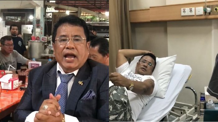 Hotman Paris Dilarikan ke Rumah Sakit Usai Jumpai Tamu di Kedai Kopi Johny