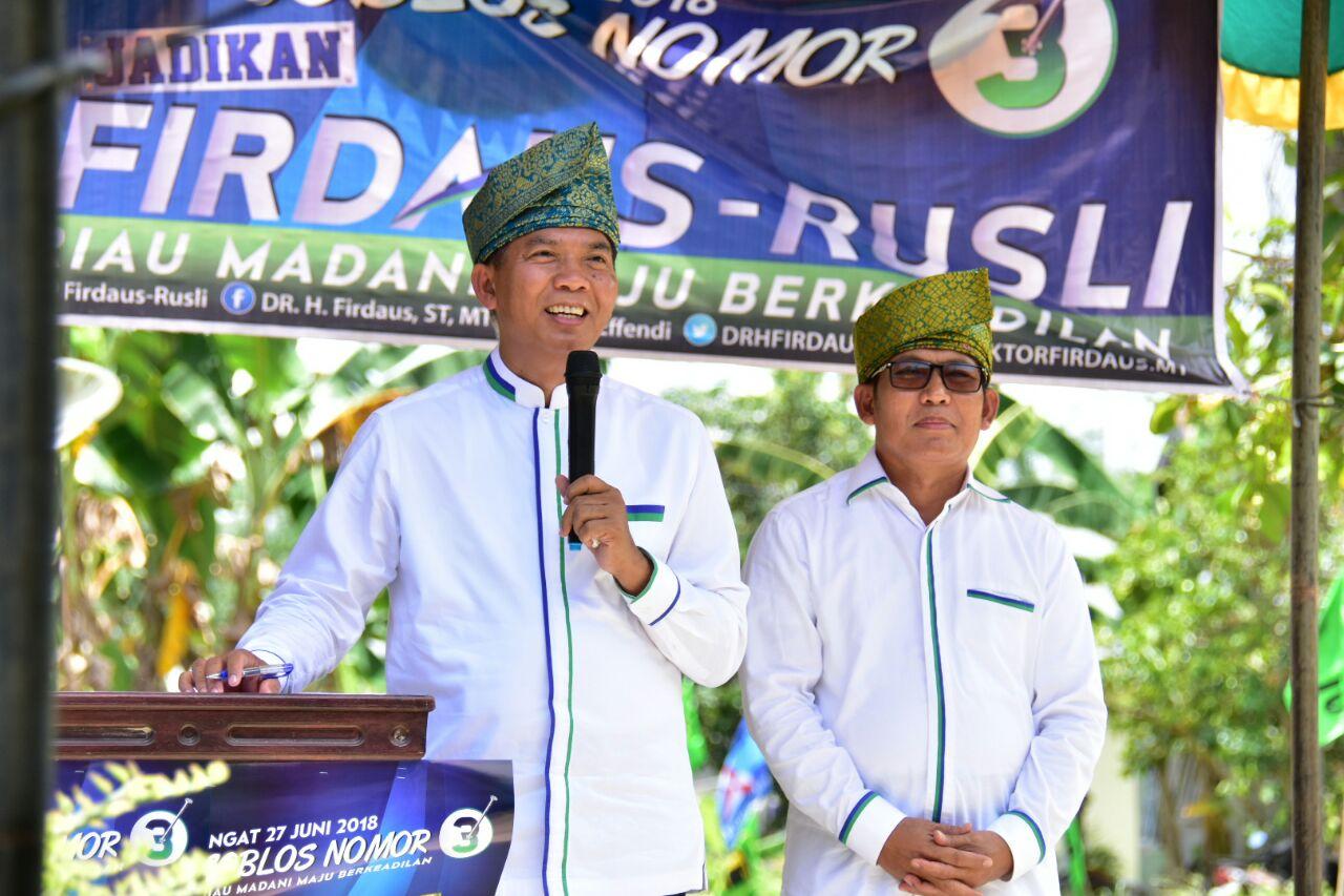 Dukungan Makin Bulat di Kabupaten/Kota, Firdaus-Rusli Semakin Optimis Menang