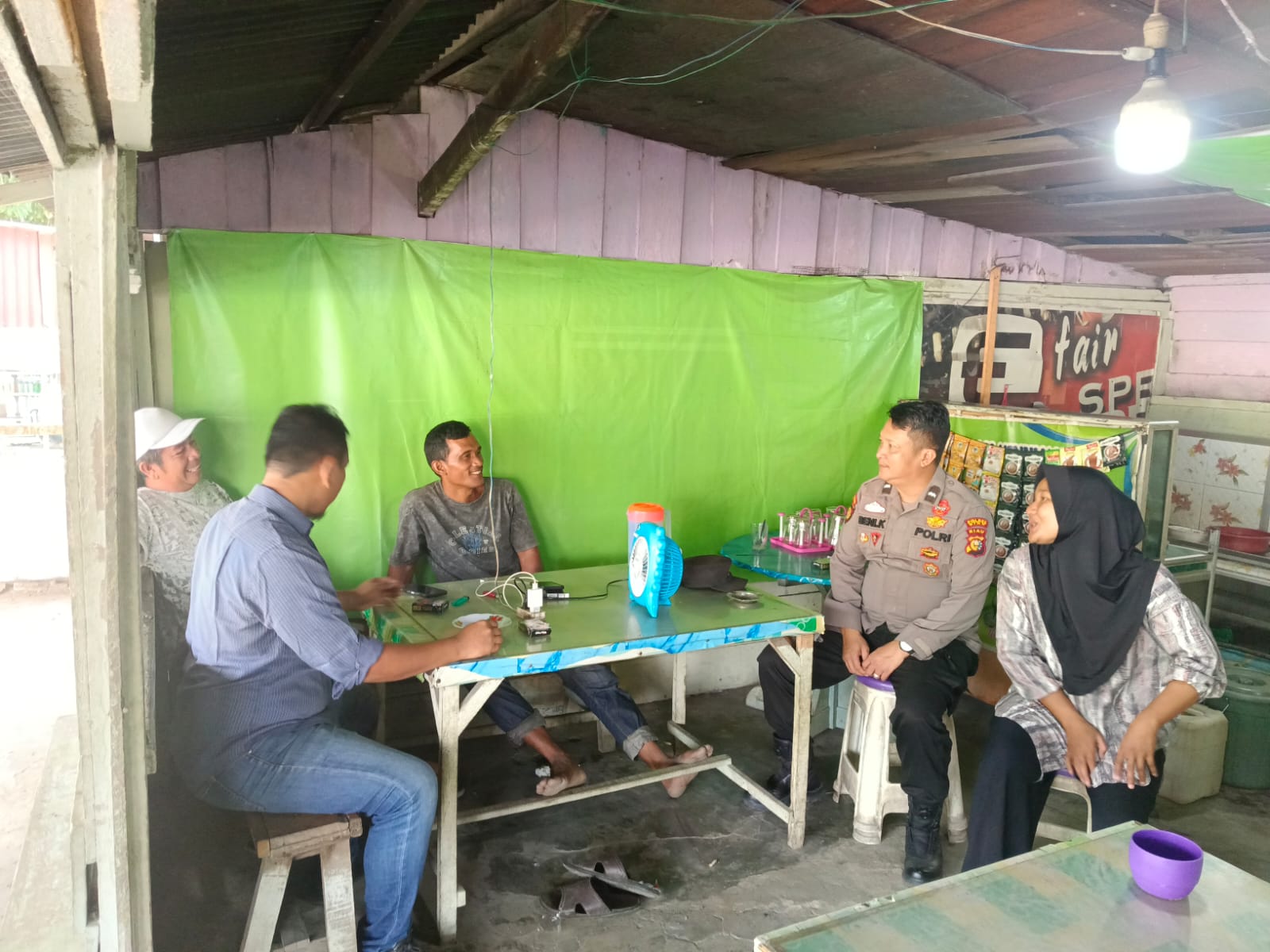 Polsek Minas Gelar Cooling System, Ajak Warga Dukung Pilkada Damai di Minas Jaya