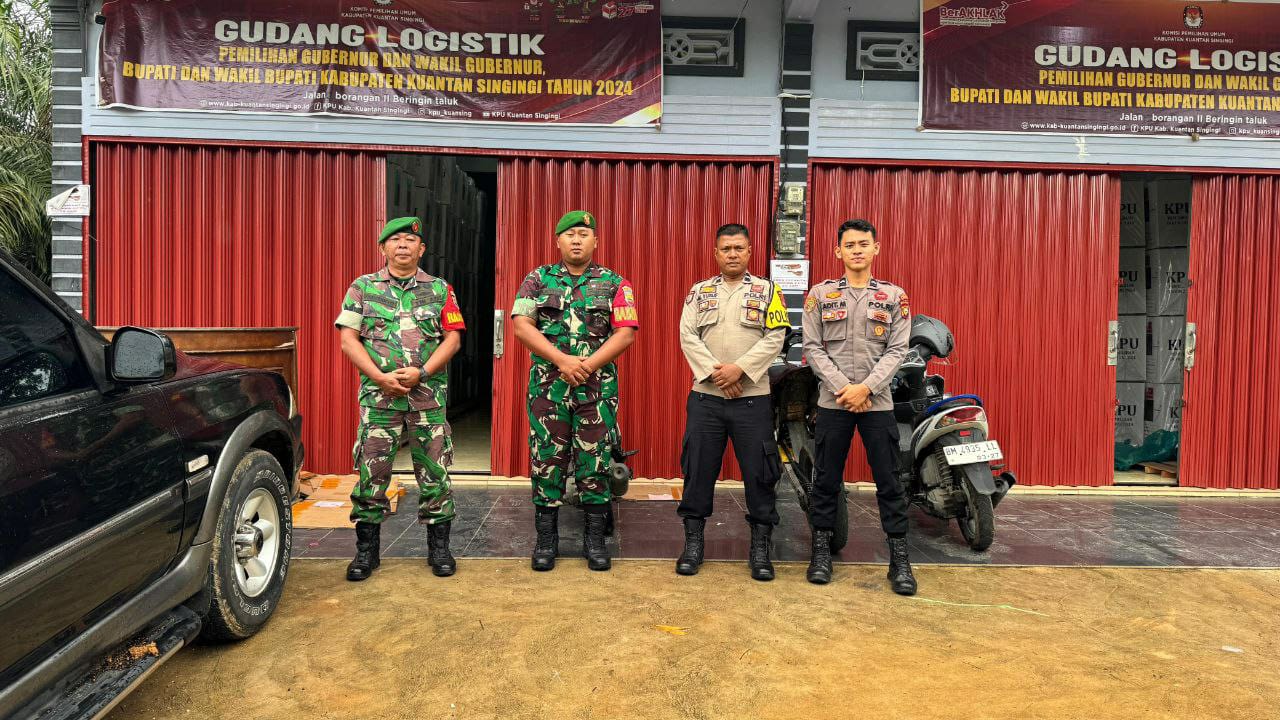 Polres Kuantan Singingi Bersama TNI Gelar Patroli Sinergitas Jelang Pilkada 2024