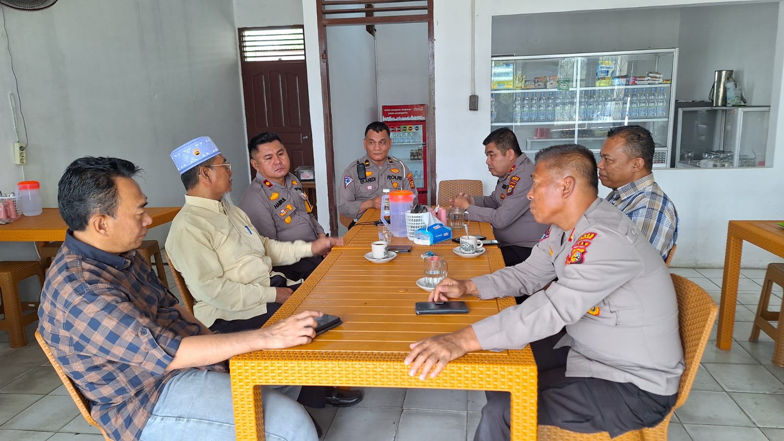 Kapolsek Mandau Gandeng LAMR Ciptakan Pilkada Bengkalis 2024 yang Aman dan Kondusif