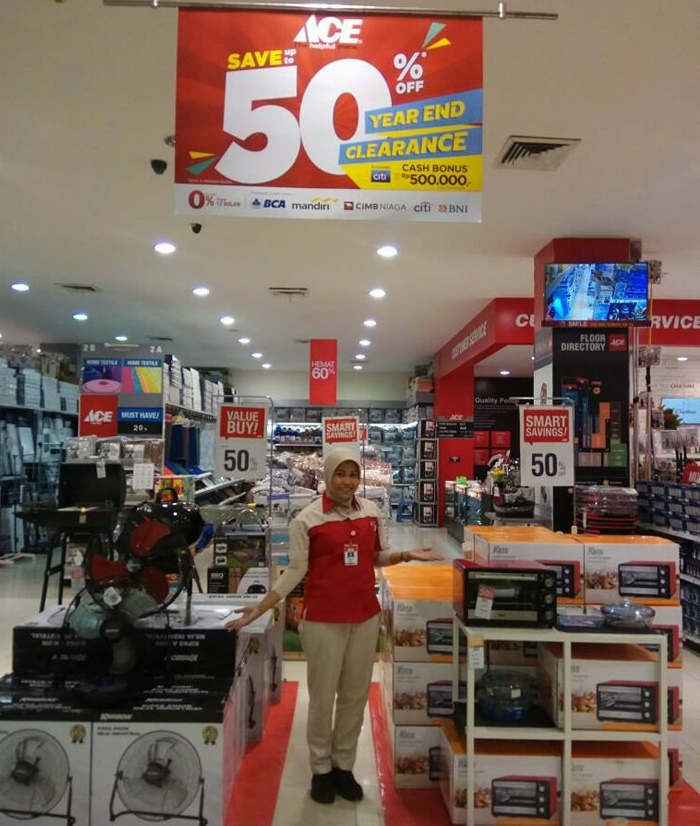 Buruan ! Ace Hardware Panam Pekanbaru Berikan Diskon Hingga 50 Persen