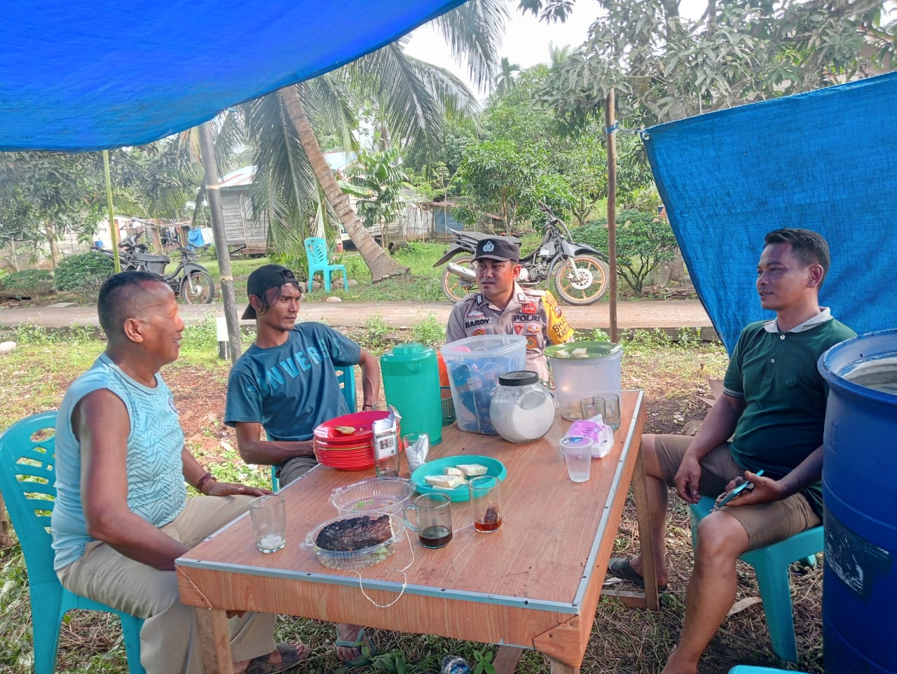 Babinkamtibmas Sosialisasi Cooling System di Desa Griya Mukti Jaya Inhil