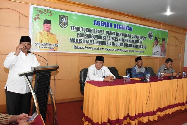 Pesan Bupati Bengkalis dalam acara pembahasaan setrategis keagamaan