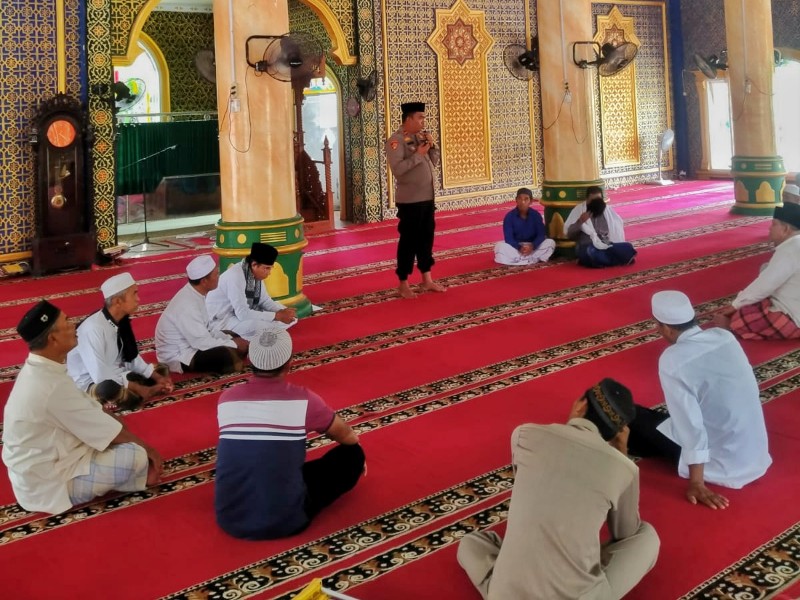 Cooling System, Kapolsek Rimba Melintang Lakukan Pendekatan Agamais Ciptakan Pemilu Damai